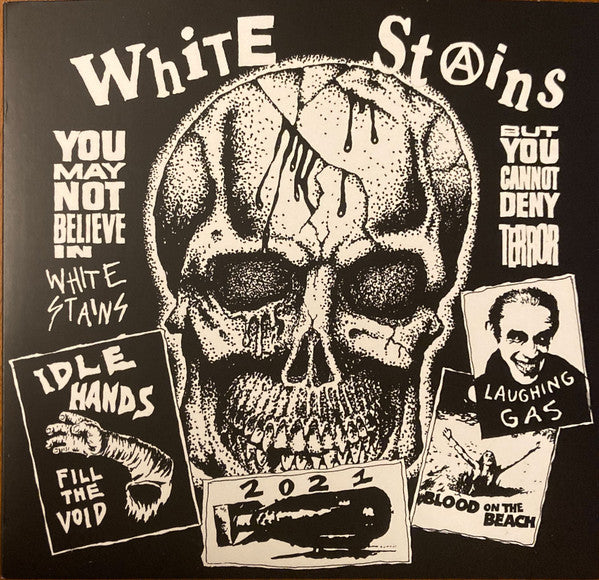 White Stains (5) : Blood On The Beach (7", Red)
